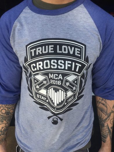 Camiseta Truelove Crossfit MCA 2016 Stay True